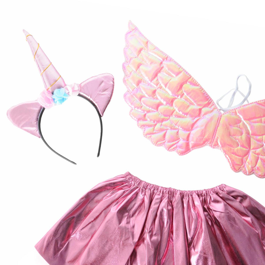 Metallic Pegasus Unicorn Accessory Kit (Pink)