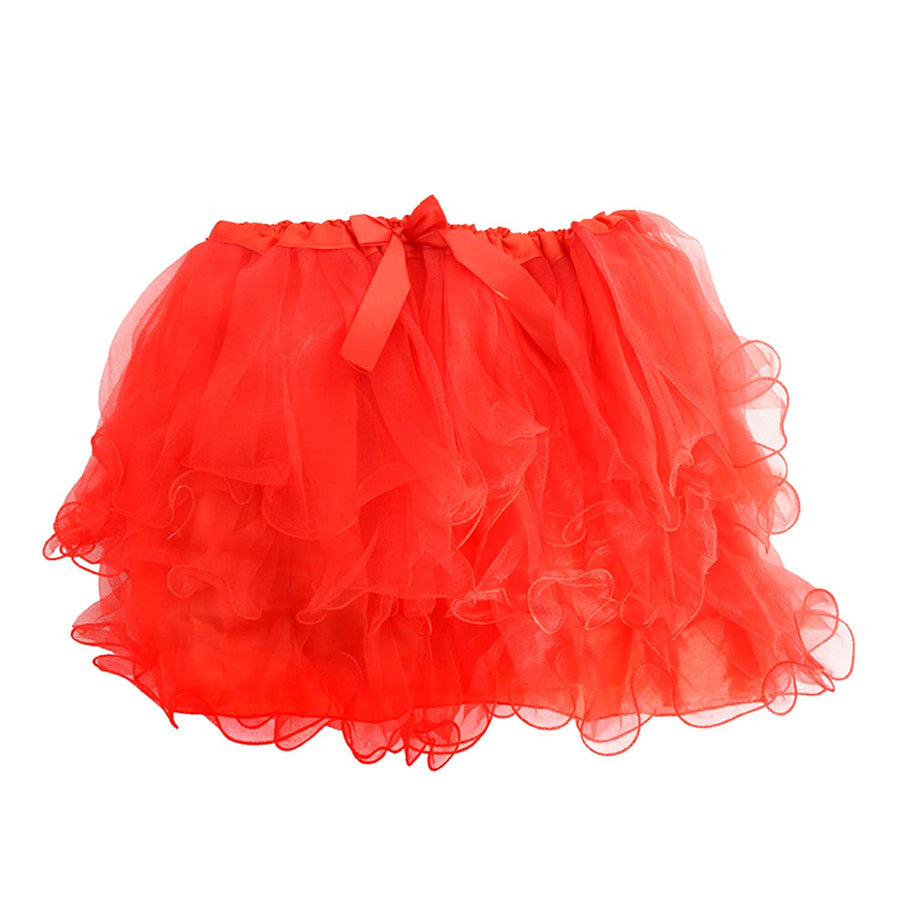 Adult Deluxe Frilly Tutu (Red)