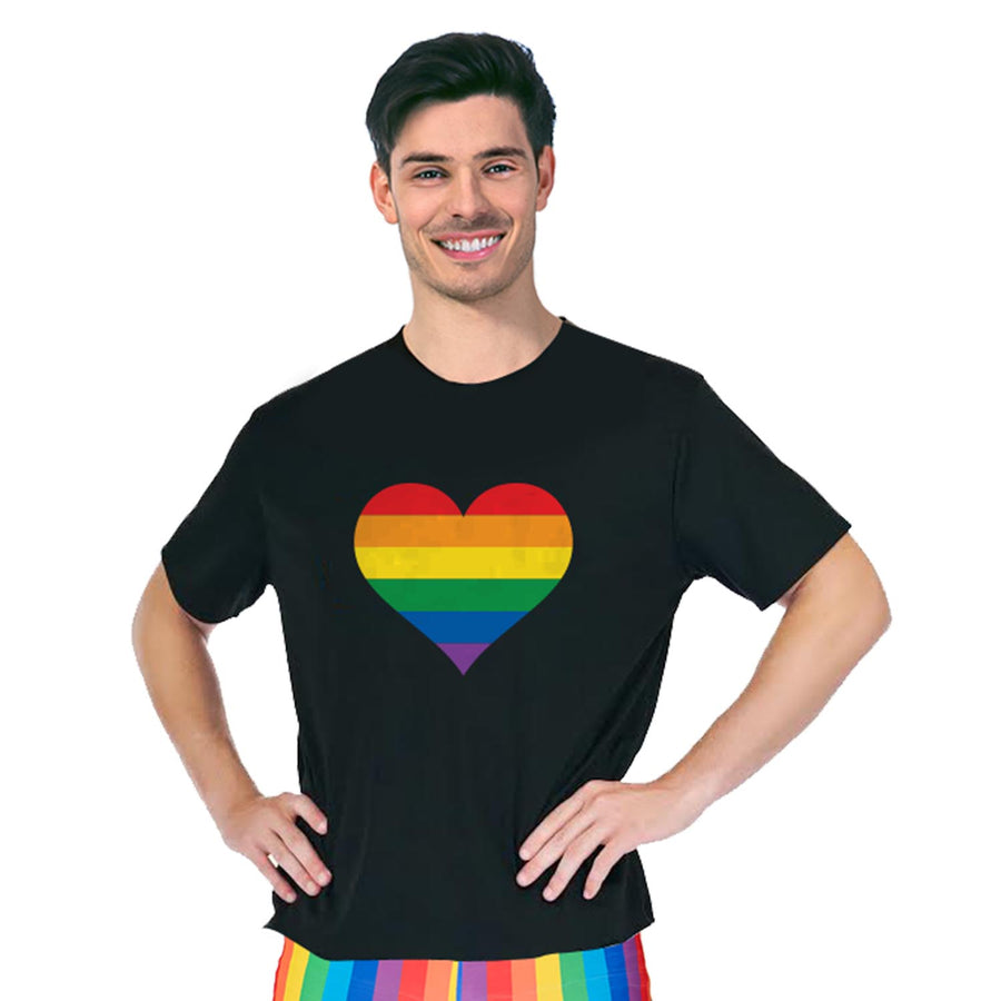 Adult Rainbow T-Shirt (Heart)