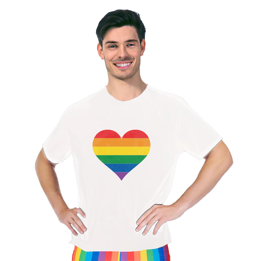 Adult Rainbow T-Shirt (Heart)