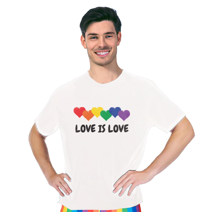 Adult Rainbow T-Shirt (Love Is Love)
