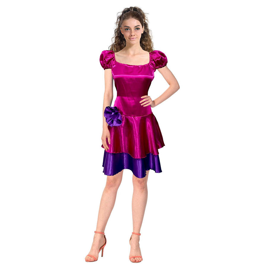 Adult Pink 80s Prom Dress Costume