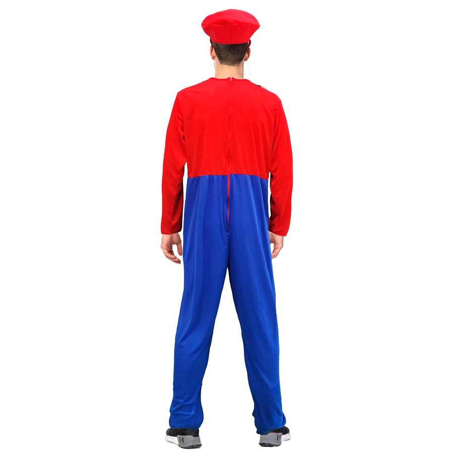 Adult Red Plumber Costume