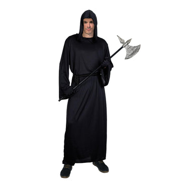 Adult Black Hooded Robe