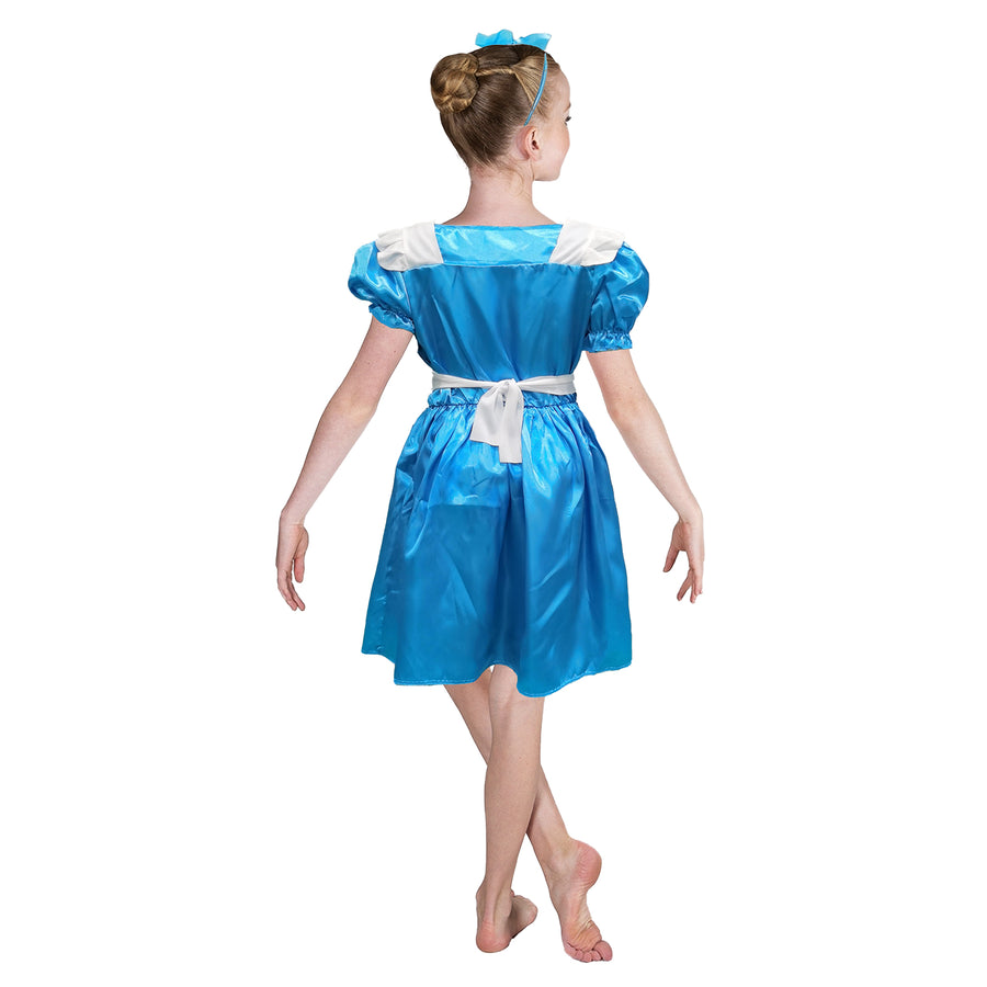 Children's Blue Girl Dress Costume