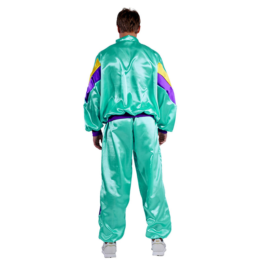 Adult Aqua 80s Tracksuit Costume