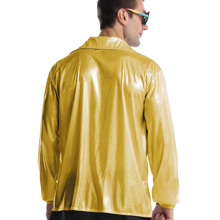 Adult Disco Shirt (Gold)