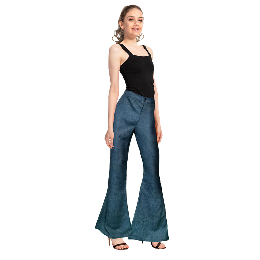 Adult Denim Look Flare Pants