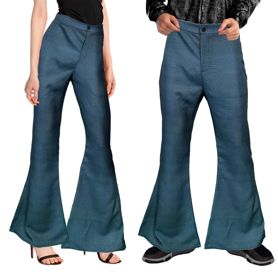 Adult Denim Look Flare Pants