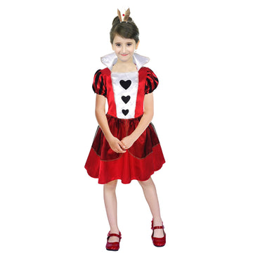 Children Red Queen Costume