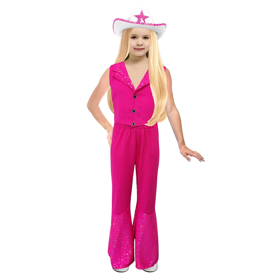 Children Pink Doll Cowgirl Costume