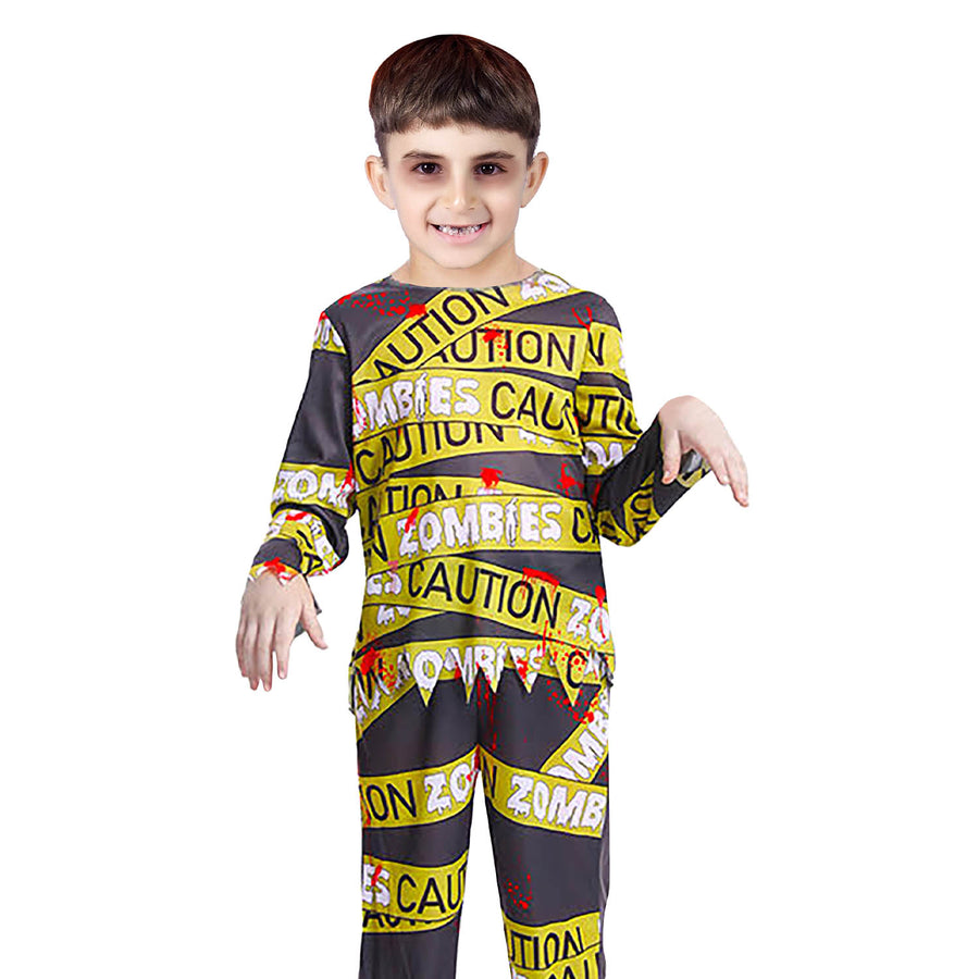 Children Caution Zombie Costume