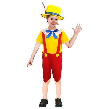 Children Wooden Boy Puppet Costume