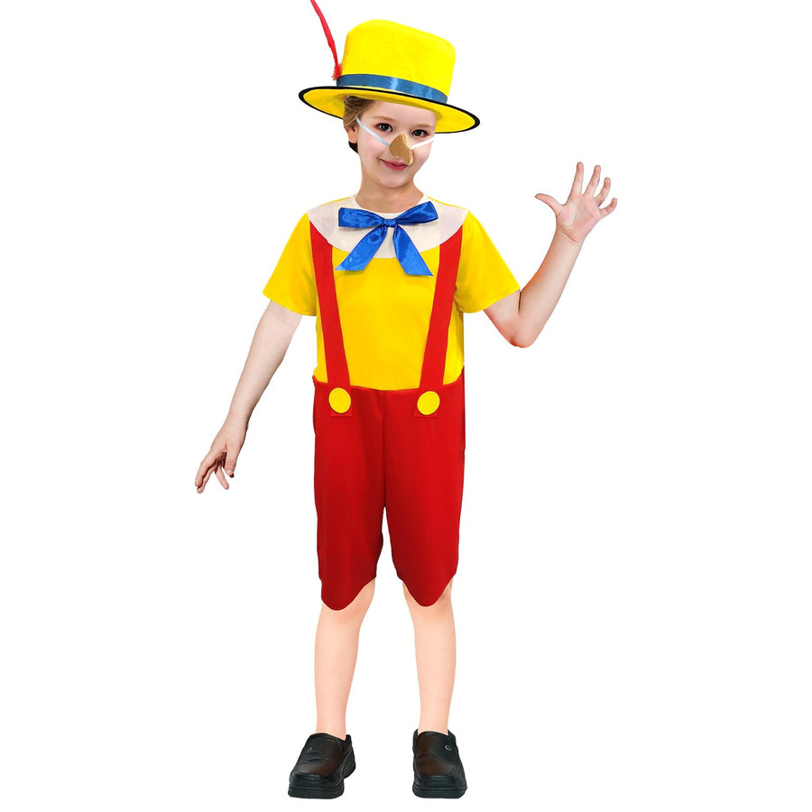 Children Wooden Boy Puppet Costume