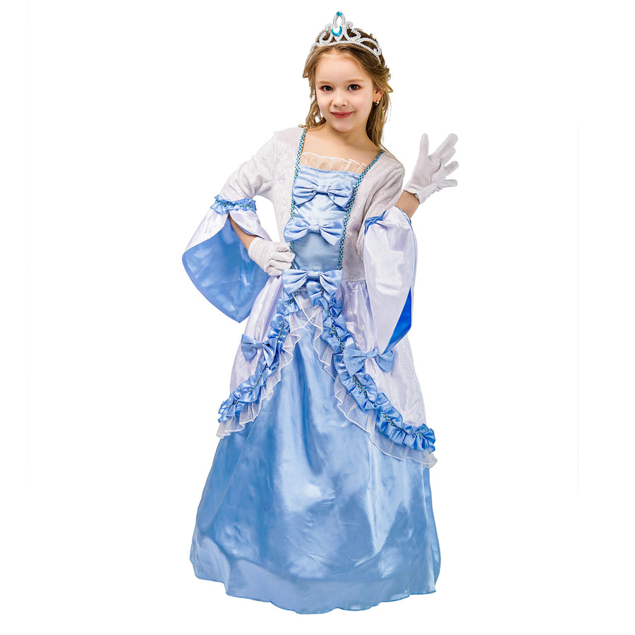 Children Blue Princess Costume