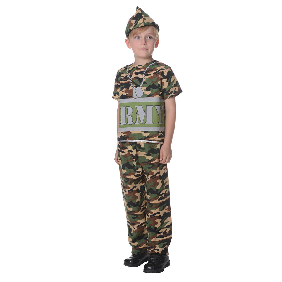 Children Army Costume