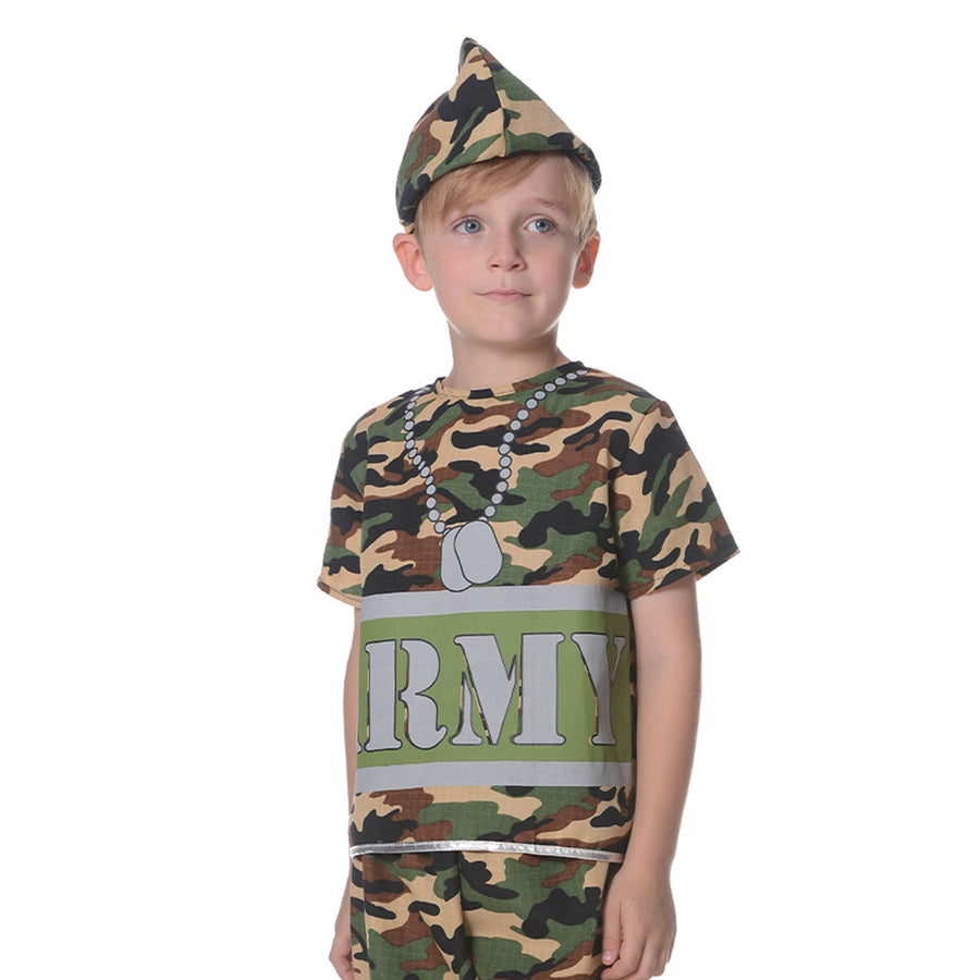 Children Army Costume