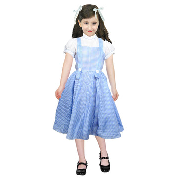 Children Classic Blue Gingham Dress