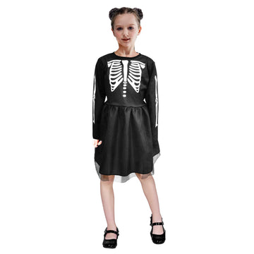 Children's Skeleton Girl Costume