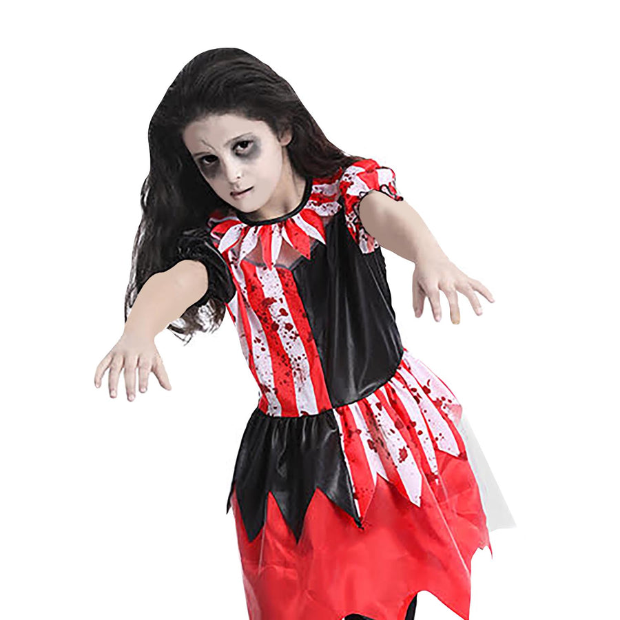 Children Jester Girl Costume