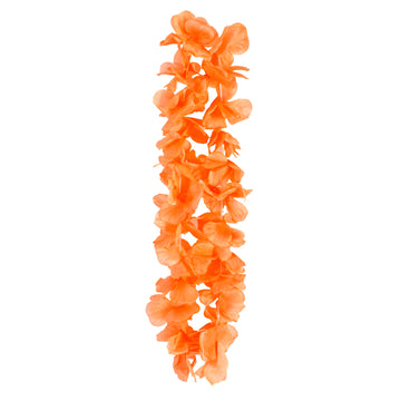 Large Flower Lei (Orange)