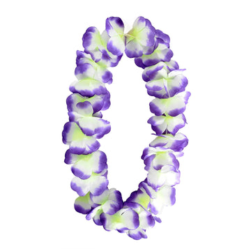 Deluxe Large Flower Lei (Dark Purple)