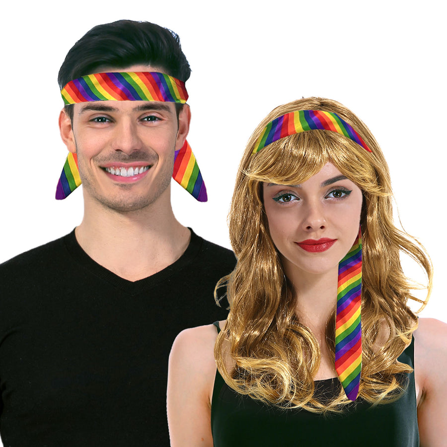 Rainbow Long Hair Band (Head Scarf)