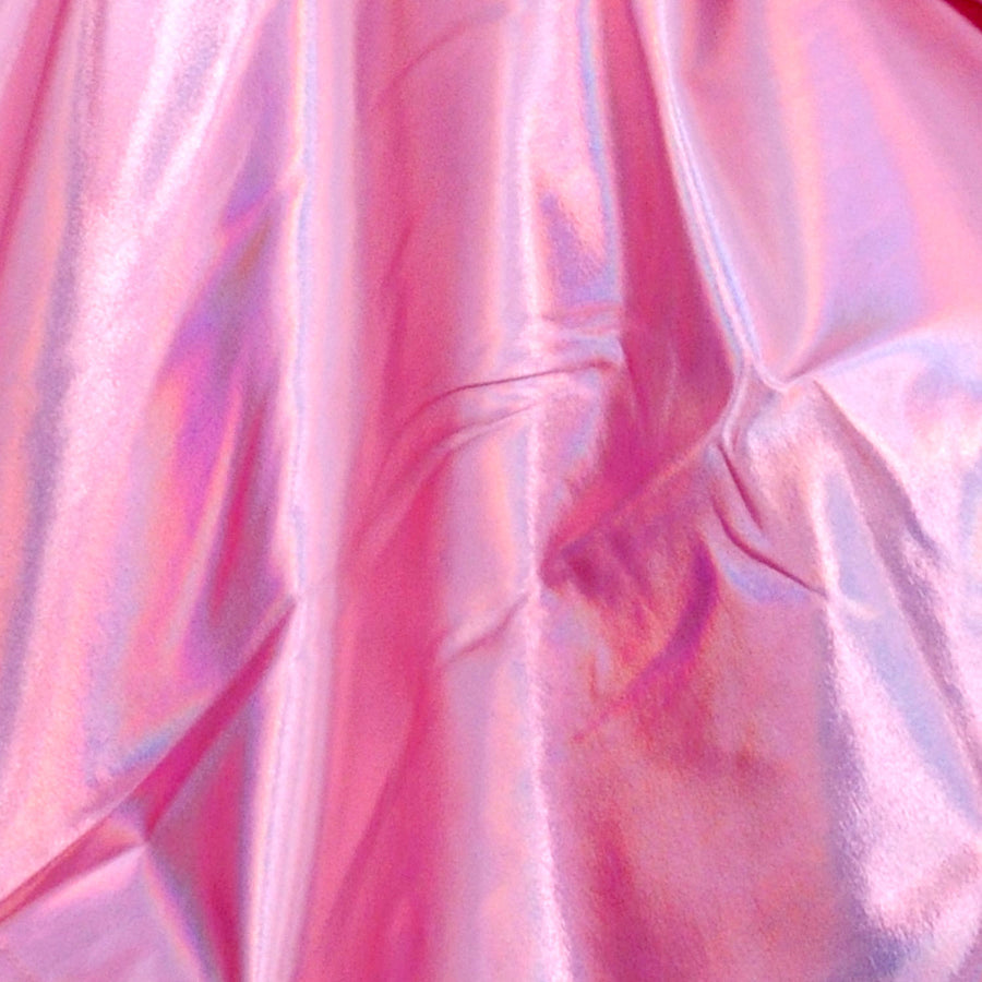 Pink Iridescent High Cut Leotard (Holographic)