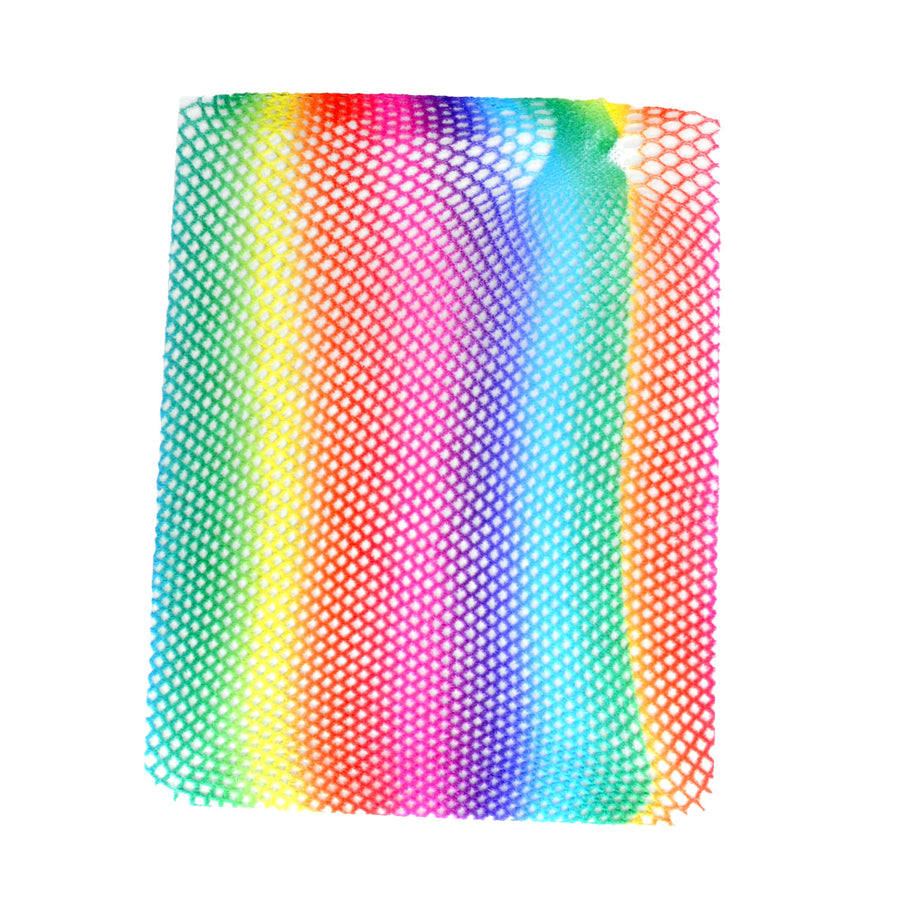 Rainbow Fishnet Pantyhose (Gradient)