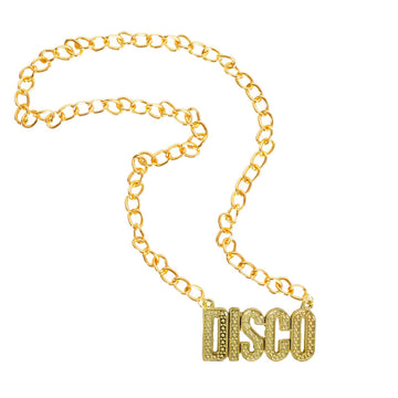 Gold Disco Necklace