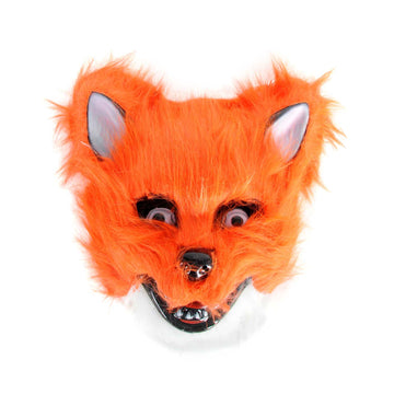 Deluxe Fluffy Animal Mask (Fox)