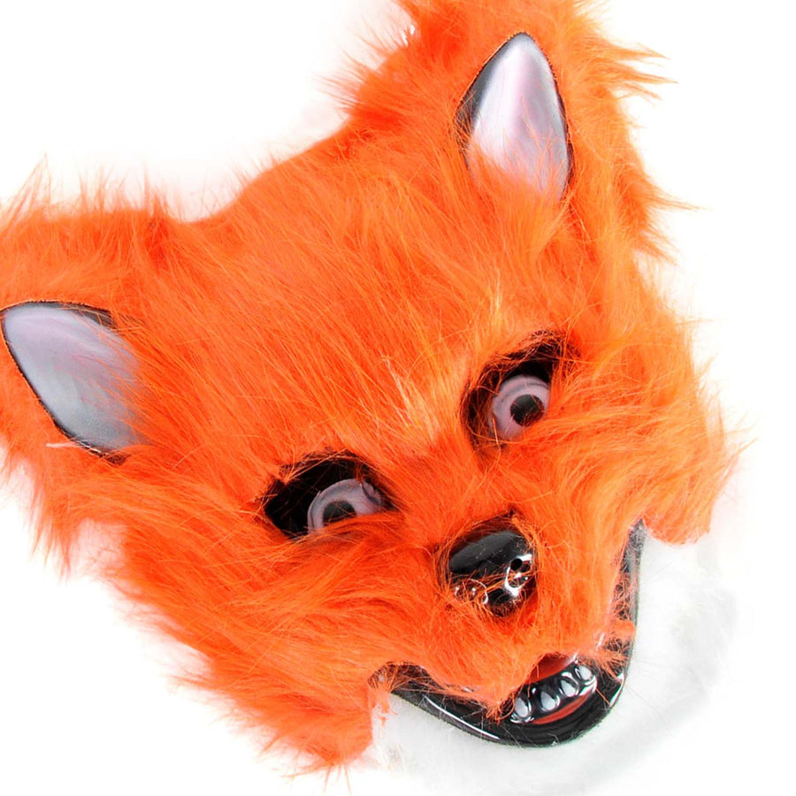 Deluxe Fluffy Animal Mask (Fox)