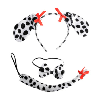 Dalmatian Bows Costume Accessory Kit (3 Piece Set)
