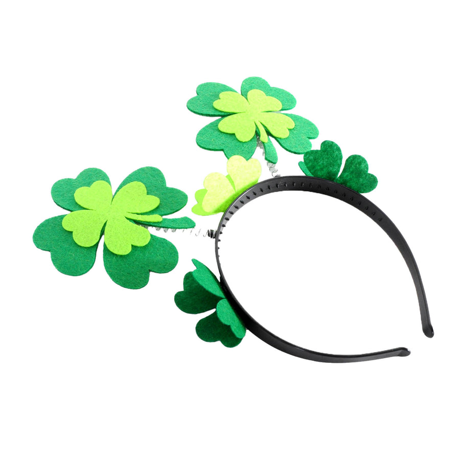 St Patricks Day Shamrock Headband