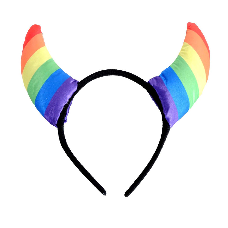 Rainbow Devil Headband