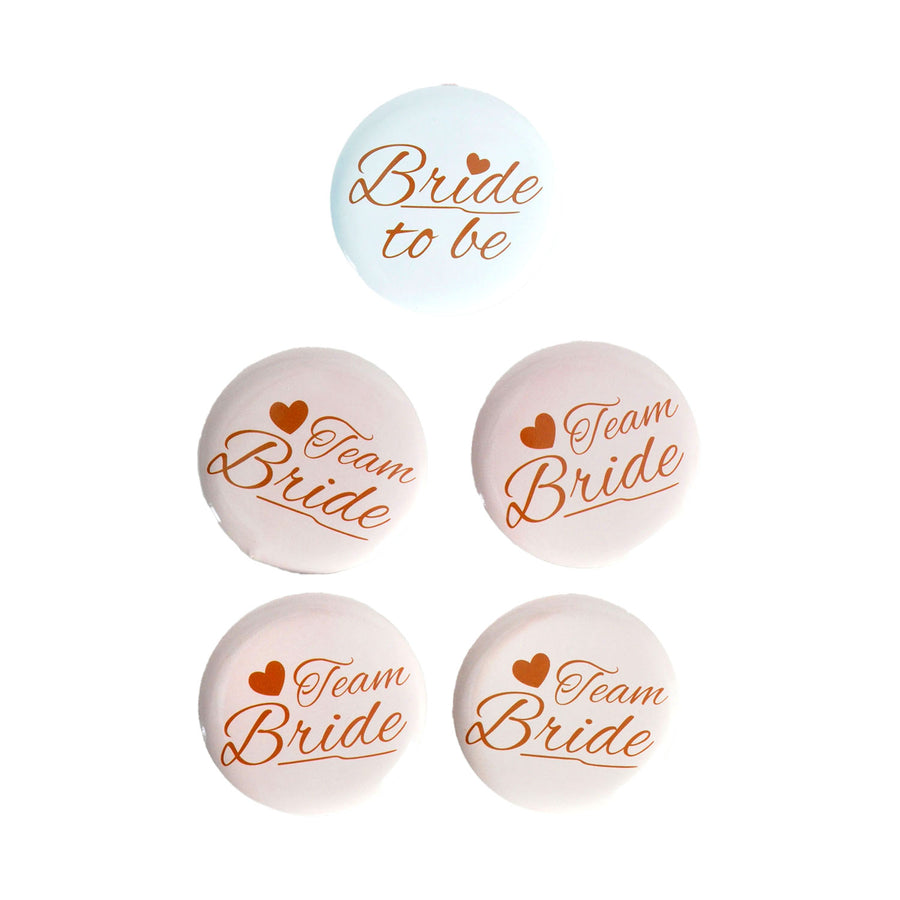 Hens Party Team Bride Badges (6pcs)