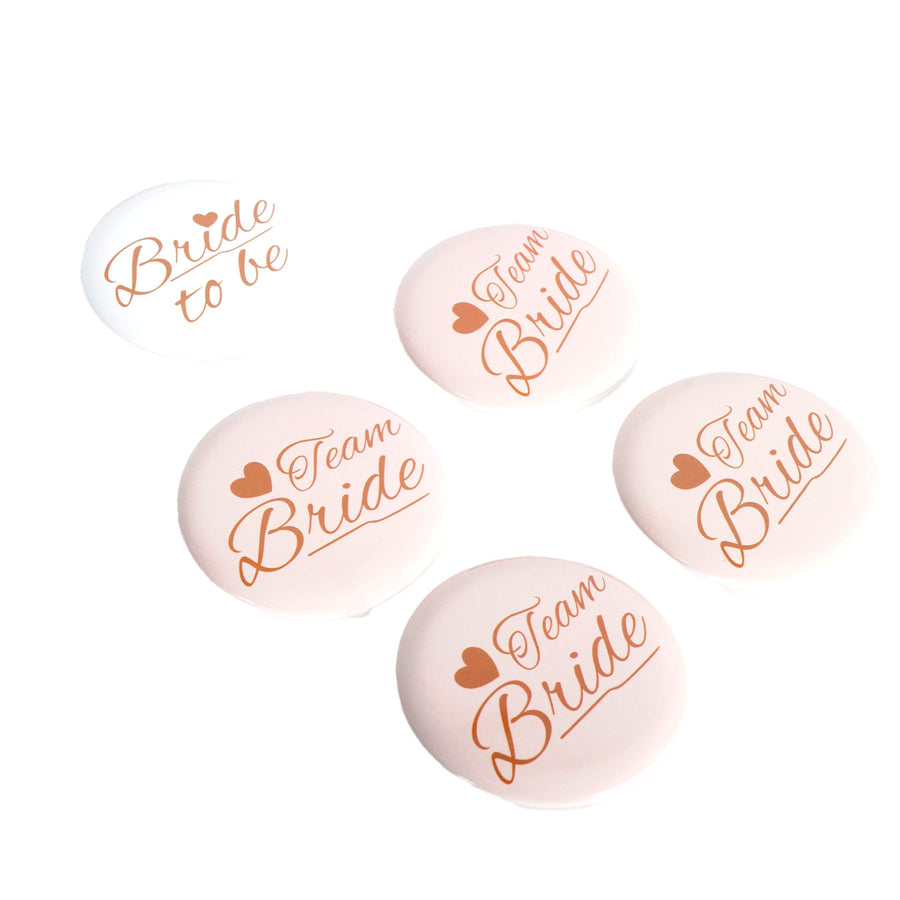 Hens Party Team Bride Badges (6pcs)