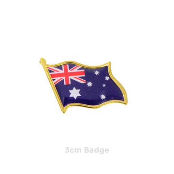 Australian Flag Enamel Badge (3cm)