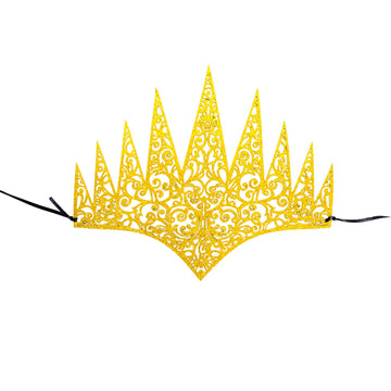 Deluxe Gold Glitter Crown