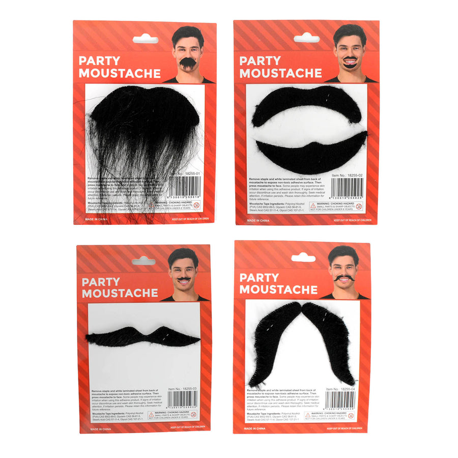 Assorted Party Moustaches