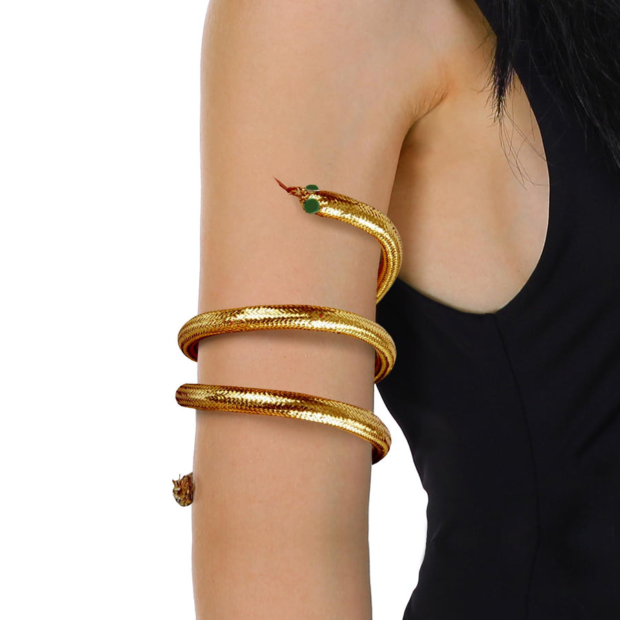 Egyptian Gold Snake Armband