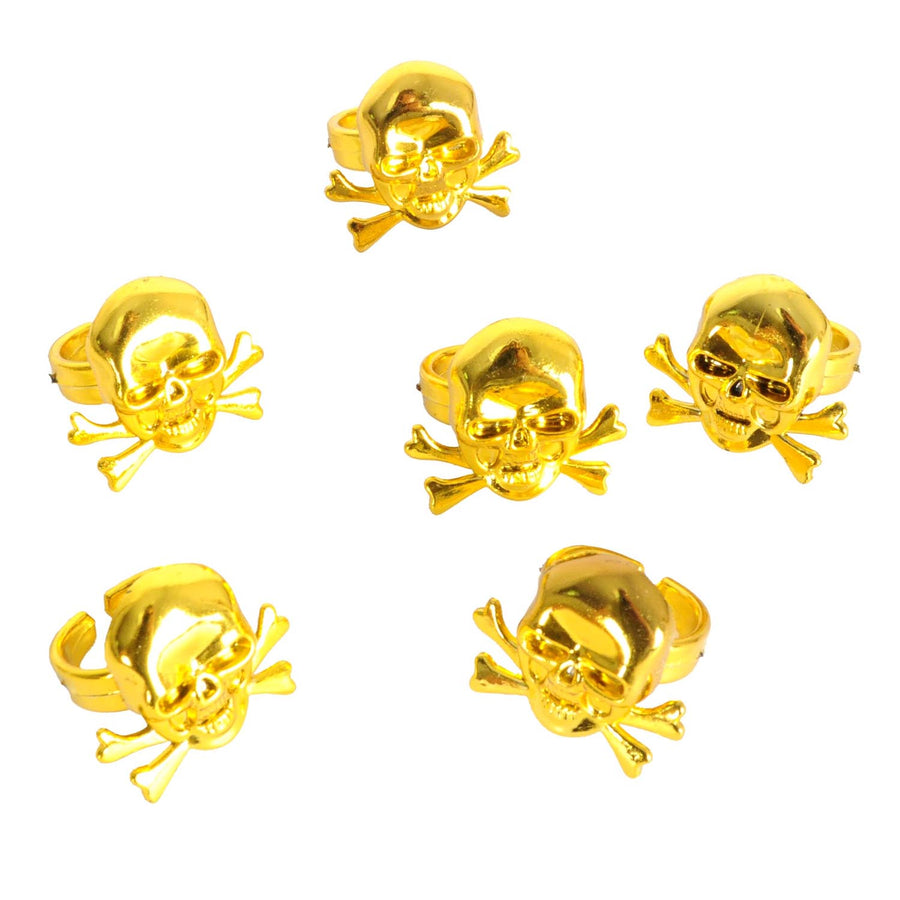 Pirate Skull Rings (Gold)