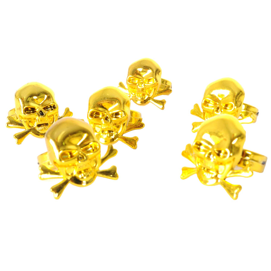 Pirate Skull Rings (Gold)