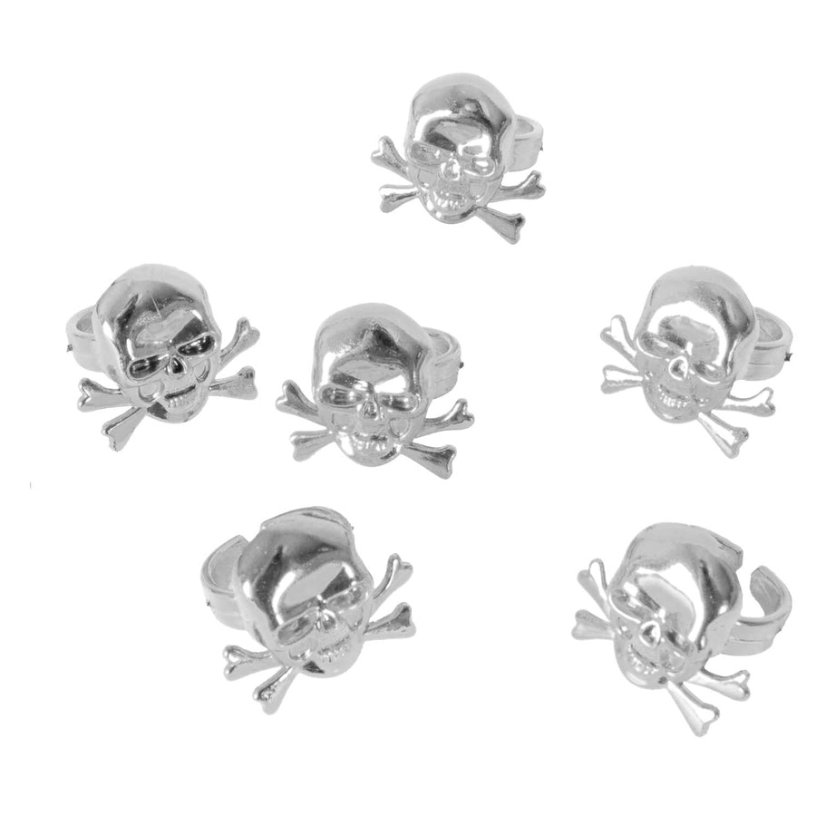 Pirate Skull Rings (Silver)