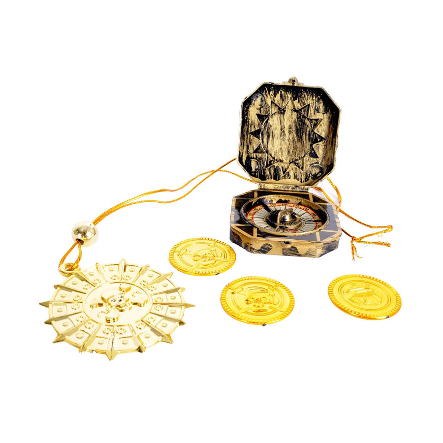 Pirate Compass and Accessory Set (3pcs)