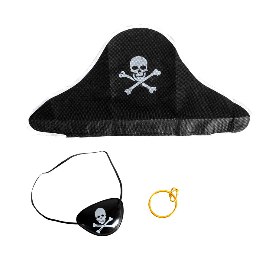 Pirate Hat and Accessory Set (3pcs)