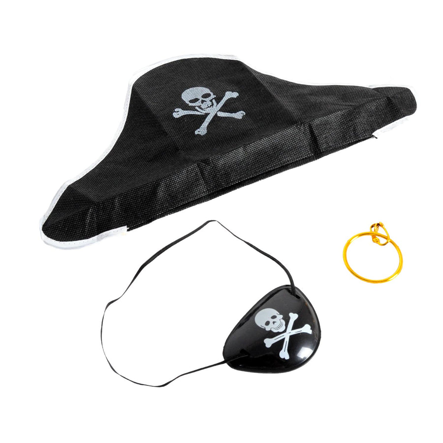 Pirate Hat and Accessory Set (3pcs)