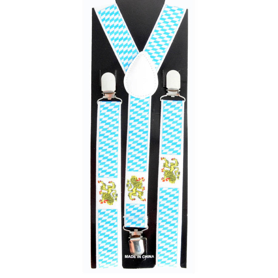 Oktoberfest Pattern Suspenders