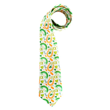 St Patrick's Day Luck Pattern Tie