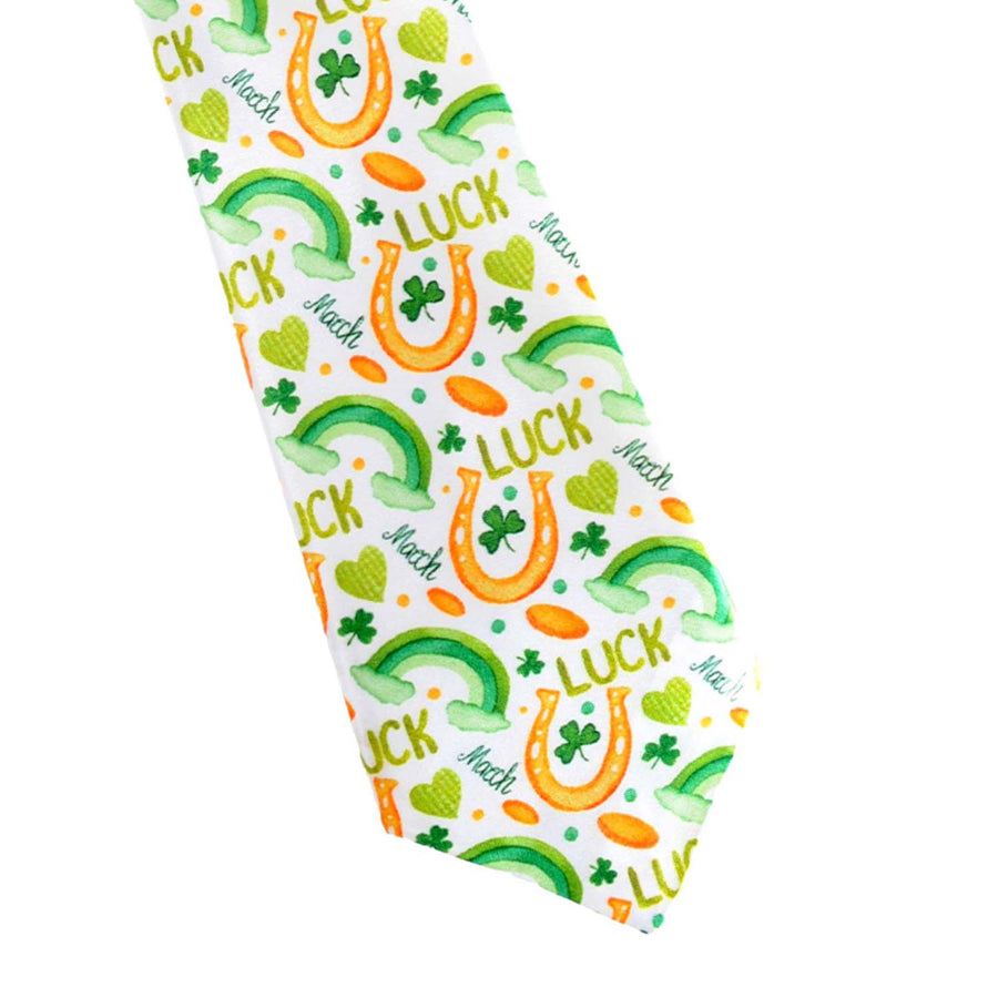 St Patrick's Day Luck Pattern Tie